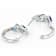 Multi-Blue Topaz Hoop Earrings In Rhodium Over Solid 10K White Gold 1.29ctw