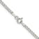 Sterling Silver 2.3mm Beveled Curb Chain Bracelet