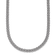Rhodium Over Sterling Silver 4.5mm Popcorn Mesh 24 Inch Chain