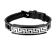 Mens Carbon Fiber, Stainless Steel and Black Leather Greek Key Bracelet