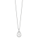Rhodium Over Sterling Silver 7-8mm White Freshwater Cultured Pearl
Pendant Necklace