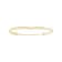 14K Yellow Gold Baby Bangle Bracelet with Snap Box Clasp, 5.5 Inches.