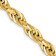 14k Yellow Gold 5.4mm Rope Link 20 Inch Chain