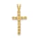 14K Yellow Gold A Diamond Latin Cross Pendant