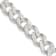 Sterling Silver 10.5mm Pavé Curb Chain