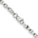 Sterling Silver 3.5mm Diamond-cut Rolo Chain Bracelet