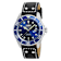 Invicta Pro Diver 43mm Blue Dial Leather Band Quartz Watch