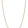 14k Yellow Gold 2mm 3-Wire Wheat Link 22 Inch Chain