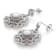 Sterling Silver Freshwater Pearl and Cubic Zirconia Earring