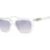 Guess Crystal Clear Frame / Gradient Blue Lenses Sunglasses