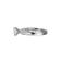 White Cubic Zirconia Platineve Ring With Band 3.63ctw