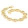 Spiral Station Bracelet In 14K Gold Over Sterling Silver