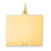 14k Yellow Gold Satin Sunday the First Day Calendar Pendant