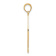 14k Yellow Gold Ichthus Fish with JESUS Pendant