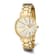 Charles Hubert Ladies IP Plated Stainless Steel Champagne Dial Watch