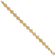 14k Yellow Gold Textured Sand Dollar Bracelet