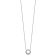 Rhodium Over 14K White Gold Lab Grown Diamond SI1/SI2, G H I, Circle 18
Inch Necklace 0.99ctw