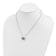 Rhodium Over Sterling Silver Amethyst, Iolite, and Diamond Dragonfly
18" with 2" Extension Necklace