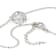 Round CZ Solitare Station Pendant Necklace in Rhodium Over Sterling Silver