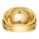 10K Two-Tone Yellow and White Gold Men's Textured and Enameled 33rd
Degree Masonic Ring