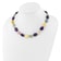 14K Yellow Gold Over Sterling Silver Amethyst, Fluorite, Jadeite 2-inch
Extension Necklace