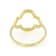 Clover Ring In 18K Gold Over Sterling Silver