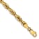 14k Yellow Gold 4.75mm Rope Link Bracelet, 7 Inches