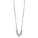 Rhodium Over Sterling Silver 16-inch with 2-inch Extension Necklace