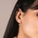 White Cubic Zirconia 14k Yellow Gold Studs With Velvet Gift Box 1.50ctw