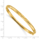 14k Yellow Gold Diamond-Cut and Brushed 5mm Oversize Florentine Hinged
Bangle Bracelet