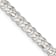 Sterling Silver 4.5mm Concave Beveled Curb Chain Bracelet