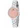 Roberto Bianci Women's Gemma Peach Dial, Stainless Steel Watch