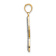 14K Two-tone Gold  Diamond-Cut and Textured Starfish with Star Charm