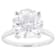 Lab-Grown Diamond Solitaire Ring In 14K White Gold 5.00ct