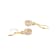 Lab Created Alexandrite Sapphire 18k Yellow Gold Over Silver June
Birthstone Earrings 3.89ctw