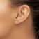 Rhodium Over 14K White Gold Lab Grown Diamond Fashion Earrings
