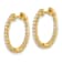 14K Yellow Gold Oro Spotlight Lab Grown Diamond SI+, H+, In and Out
Hinged Hoop Earrings