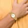 LogoArt University of Kansas Pro Gold-tone Gents Watch