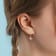 Children's Cubic Zirconia Pink Enamel Butterfly Drop Earrings 18K Yellow
Gold Over Sterling Silver