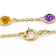 Multi-Gem 14k Yellow Gold 18" Necklace 10.45ctw