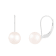 14k White Gold Leverback 8-8.5mm Akoya Pearl Earrings