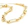 Scroll Necklace In 18K Gold Over Bronze 22 Inch