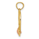 14K Two-tone Number 1 WIFE in Heart with Heart Pendant
