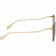 Gucci Gold Tone and Cream Frame / Gray Lens Sunglasses