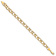 10k Yellow Gold 8mm Diamond-Cut Triple Link Charm Bracelet