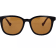 Gucci Black and Burgundy Rectangular Frame / Brown Lens Sunglasses