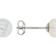 Graduated Freshwater Pearl Stud Earring Set In Sterling Silver