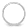 Rhodium Over Sterling Silver 4mm Half-Round Band