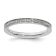 Sterling Silver Stackable Expressions and Diamonds Polished Ring 0.195ctw