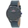 Seapro Men's Black hole Gunmetal Dial and Bezel, Blue Leather Strap Watch
